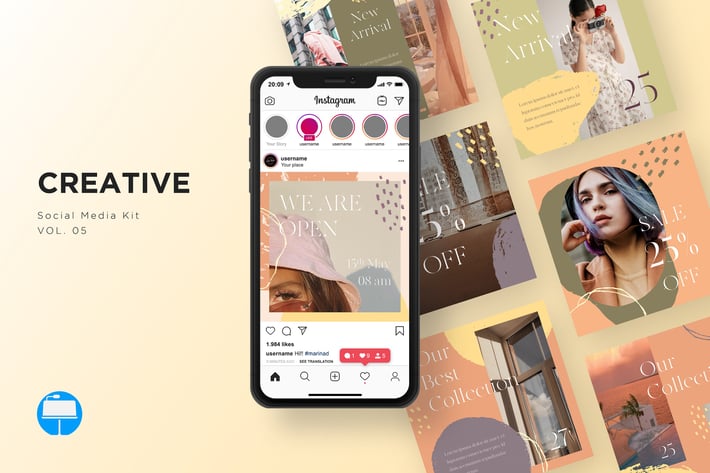 Creative Social Media Kit Vol. 05 - Keynote
