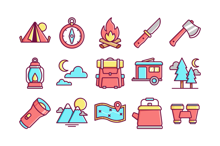 Adventure Camp Graphic Set