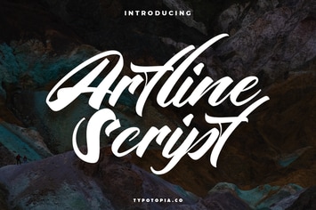 Artline Fancy Script Fonts