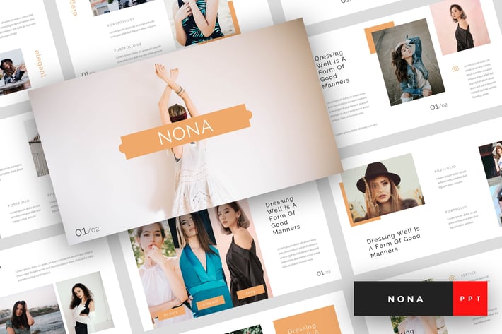 Nona - Fashion PowerPoint Template