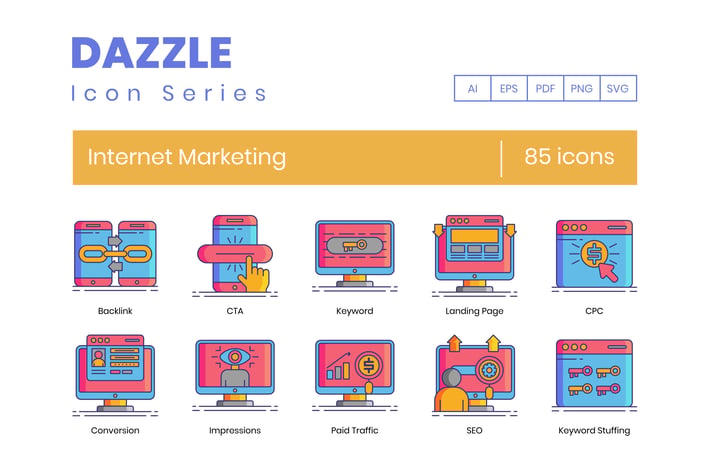 Internet Marketing Icons