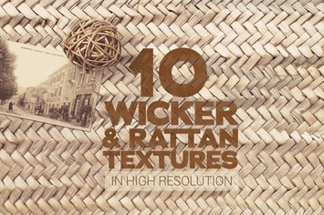 Wicker & Rattan Textures x10
