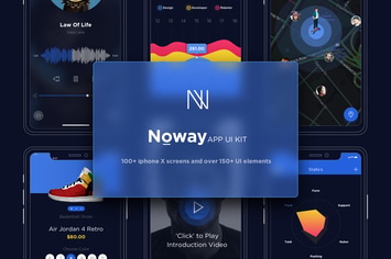 Noway Mobile App UI Kit