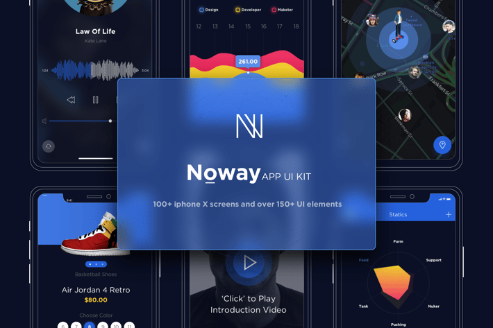 Noway Mobile App UI Kit