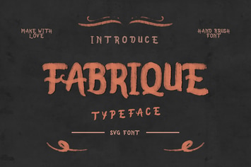 Fabrique SVG Font