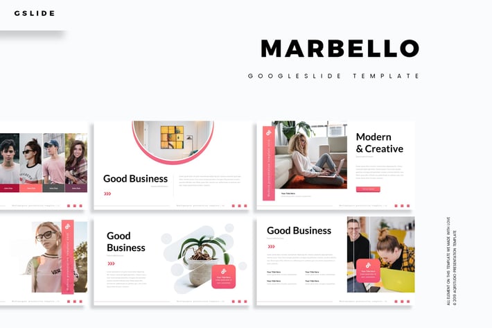 Marbello - Google Slide Template
