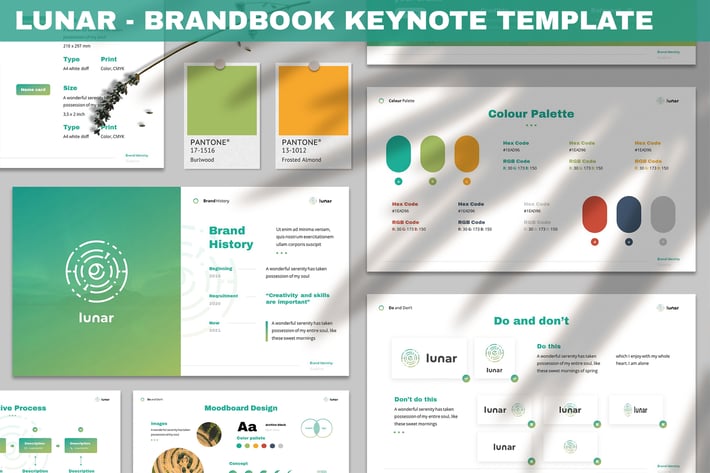 Lunar - Brandbook Keynote Template