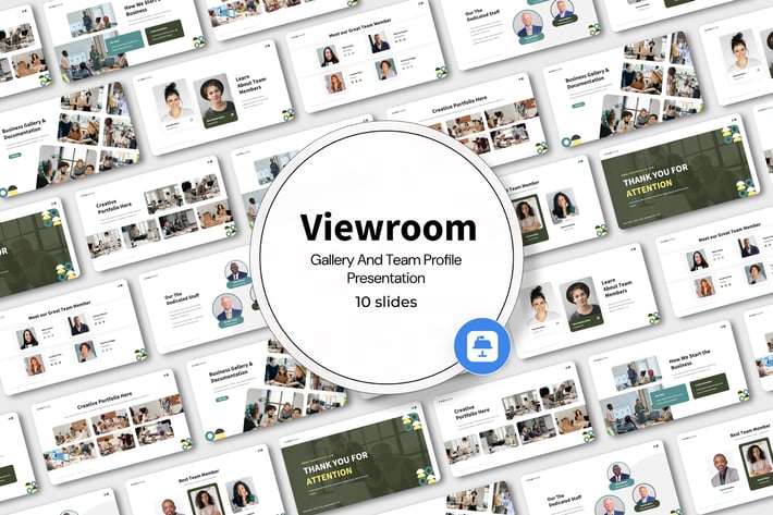 Viewroom -  Gallery and Team Profile Keynote