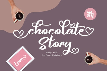 Chocolate Story - Script Font 