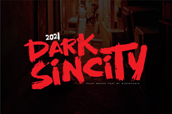 DARKSINCITY - Display Font