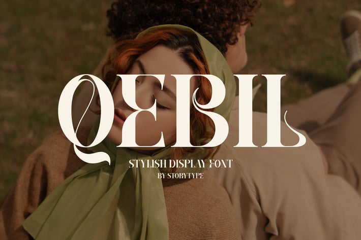 Qebil Stylish Display Font