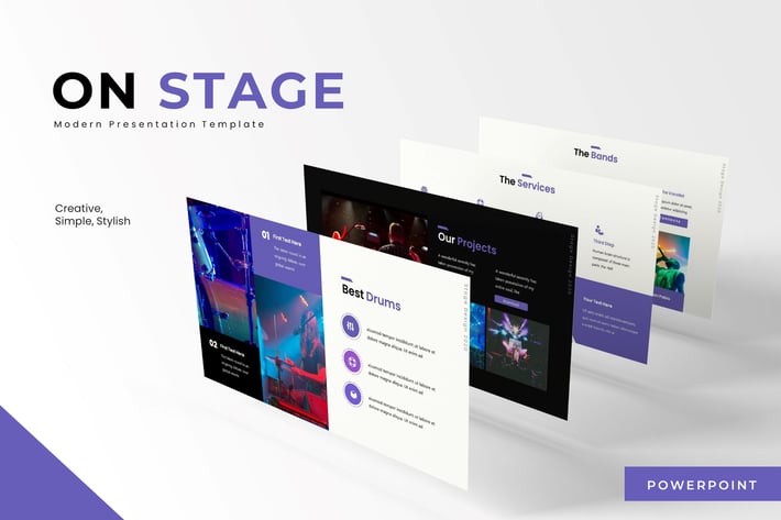 On Stage - Powerpoint Template