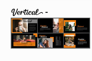 Vertical Dark- Creative Keynote Template