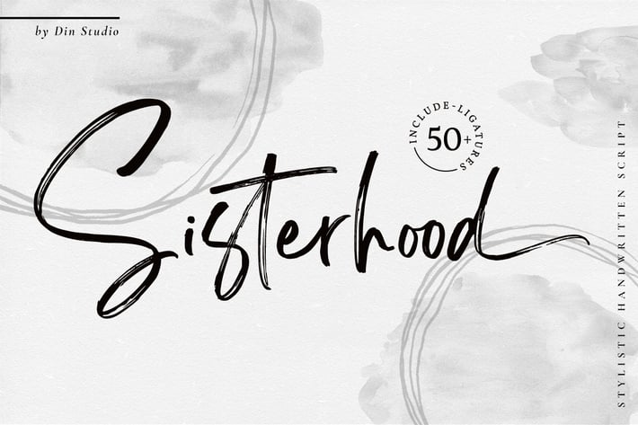 Sisterhood - Chic Brush Font