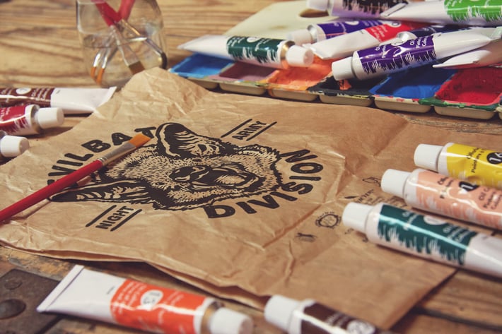 Crumpled Paper Bag