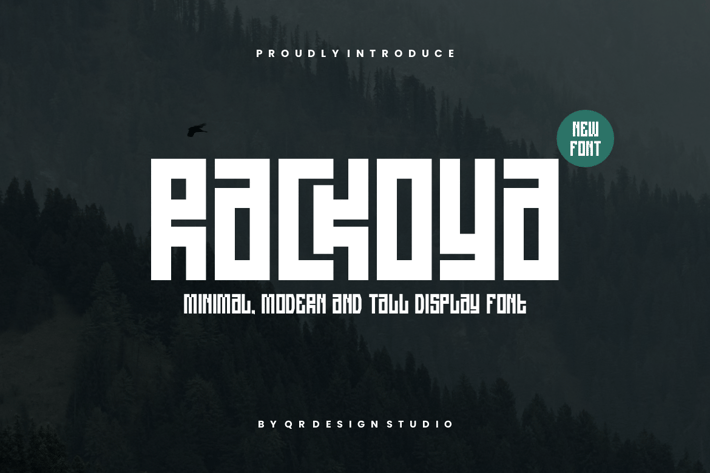 Rackoya - Greek & Tall Font