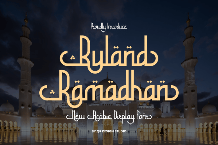 Buland Ramadhan - Arabic Font