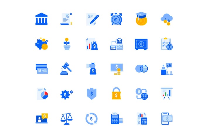 Banking Icons Set