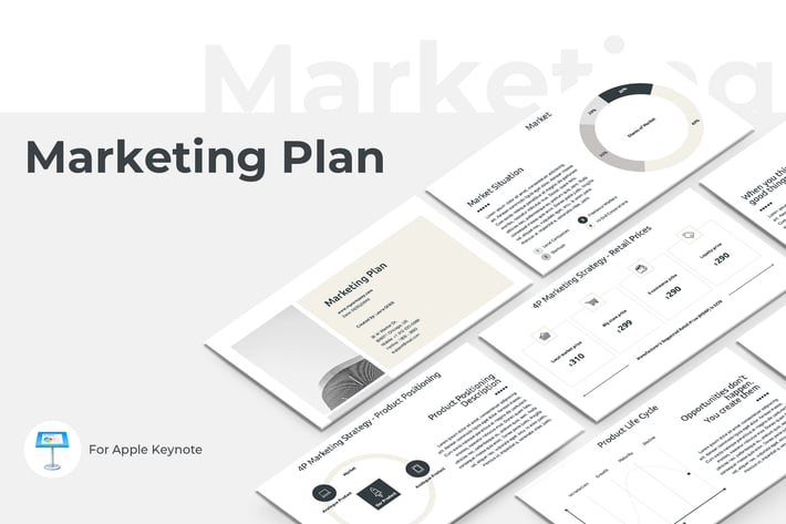 Marketing Plan Keynote Presentation Template