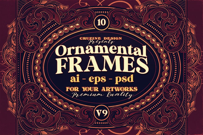 10 Frames Vol.9 - Victorian Ornament