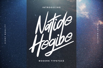 Natide Hegibe | Modern Typeface Font