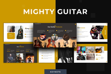 Mighty Guitar - Keynote Template
