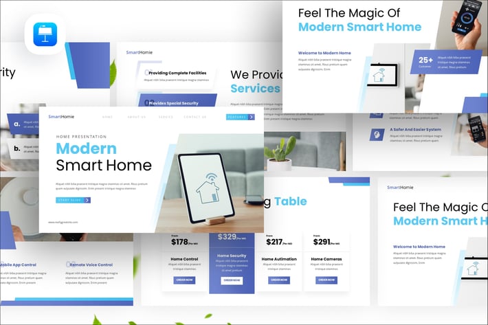 Smart Home Keynote Presentation Template