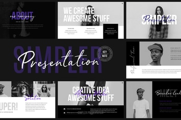 Simpler Presentation - Keynote Template