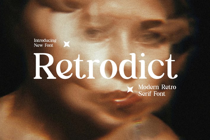Retrodict Modern Retro Serif Font