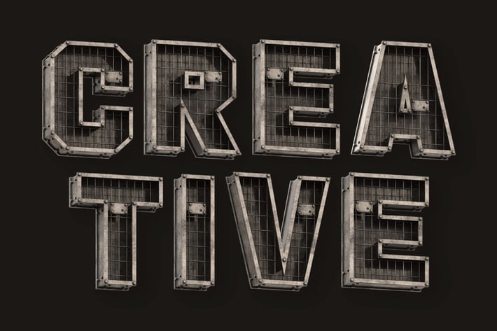 Industrial Box - 3D Color SVG Font