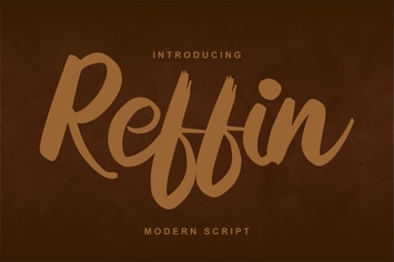Reffin | Modern Script Font