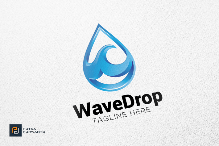 Wave Drop - Logo Template