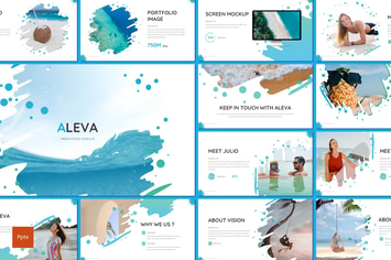 Aleva - Beach Powerpoint Template