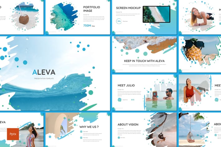 Aleva - Beach Powerpoint Template