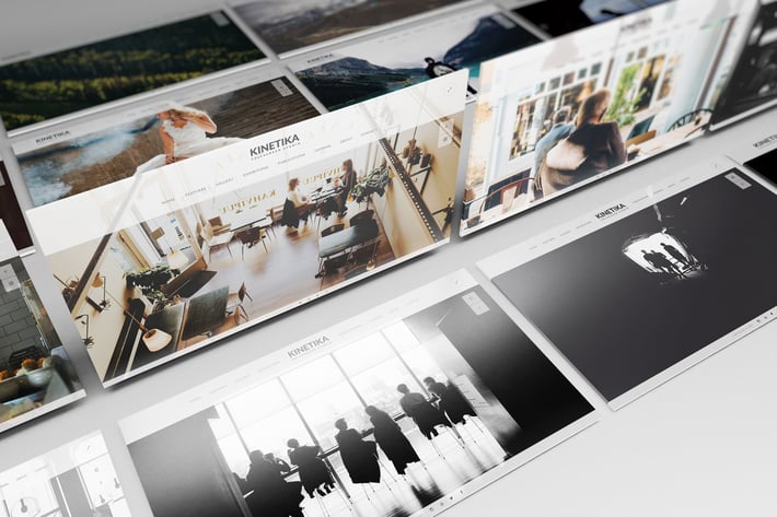 Perspective presentation Web Mockup 02