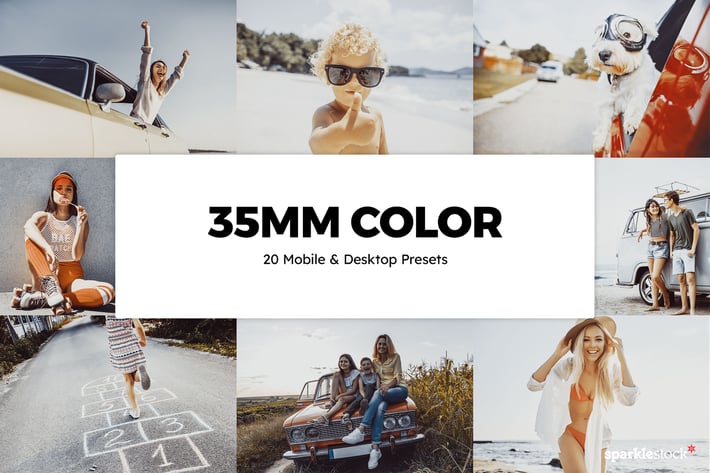 20 35mm Color Lightroom Presets & LUTs