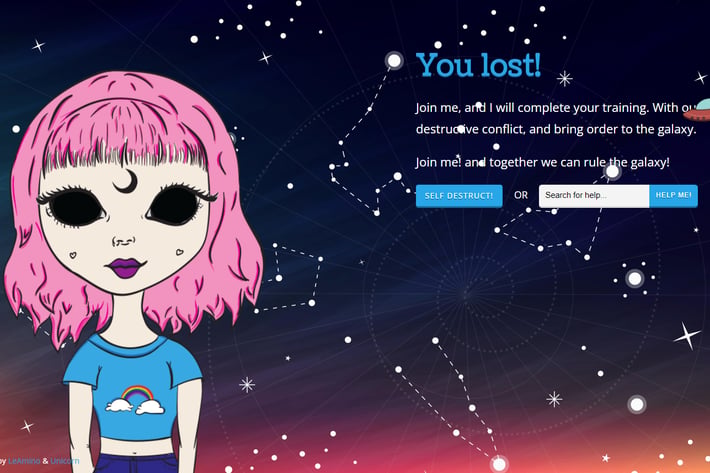 Alien - Animated Error 404 Page