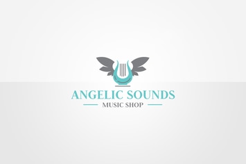 Harp Logo Template