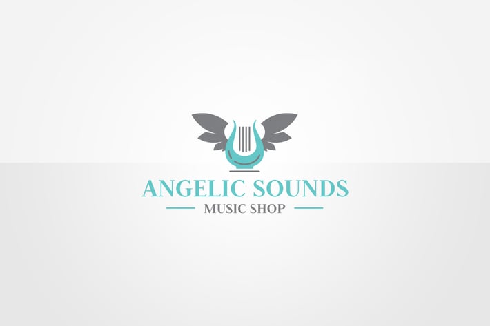 Harp Logo Template
