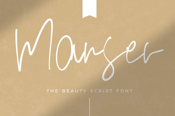 Manser - The Beauty Script Font