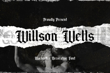 Wilson Wells - Blackletter Font