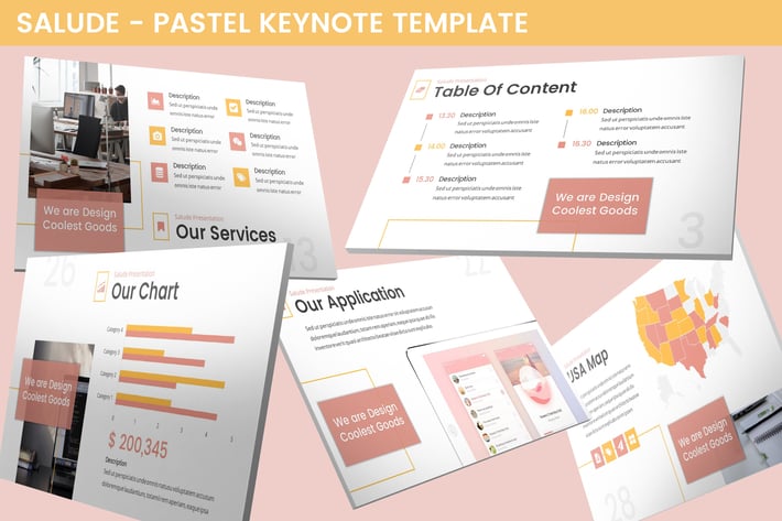 Salude - Pastel Keynote Template
