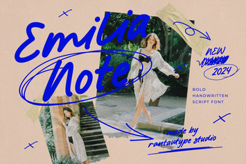 EmiliaNote Handwritten Font