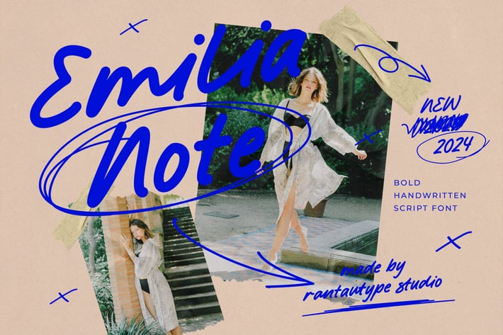 EmiliaNote Handwritten Font