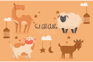 Eid Al-Adha Illustration (2)