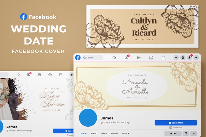 Facebook Cover -  Wedding Date