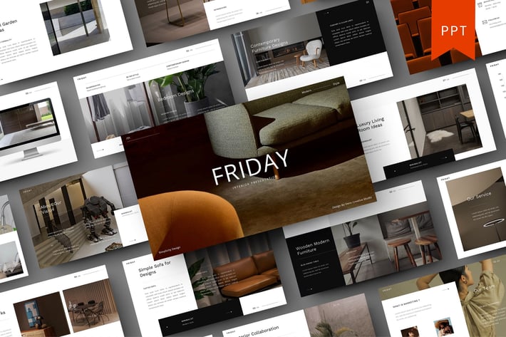 Friday– Interior Business PowerPoint Template