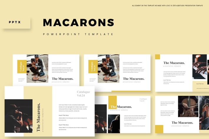 The Macarons - Powerpoint Template
