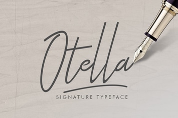 Otella Signature Font