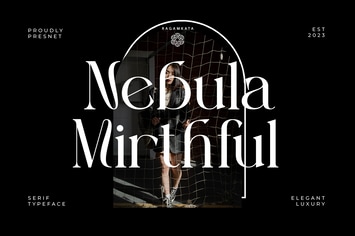 Nebula Mirthful - Femininity and Beauty Typeface